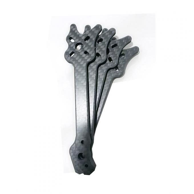 CNC Cutting FPV Drone Frame Machined Carbon Fiber Custom 3K Parts