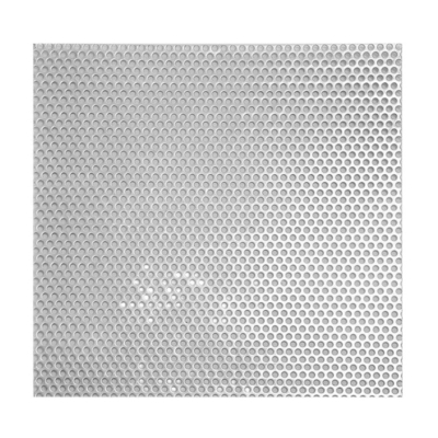 Stainless Steel Flat Perforated Metal Mesh Punched Metal Sheets Brush Surface