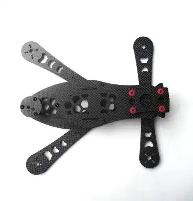 Custom High Strength CNC Milling UAV Parts 3K Carbon Fiber Micro Machining Auto Spare Parts