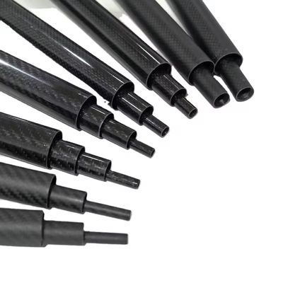 OEM custom carbon fiber spearfishing barrel for fishing rod round shaped carbon fiber tube