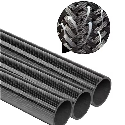 China factory carbon fiber tube 90mm carbon fiber pipe tube 60mm 80mm 100mm 120mm 200mm 1000mm twill carbon fiber tubing