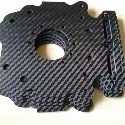 Customized CNC Carbon fiber Panel High Strength Modulus Rigid Large Or Small Black Carbon Fiber Plate