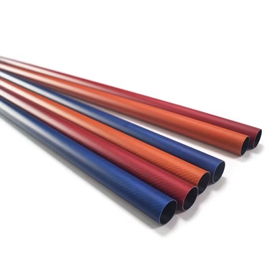 Carbon Fiber Aramid Hybrid Custom Tube Exhaust 40Mm Carbon Fiber Pipe