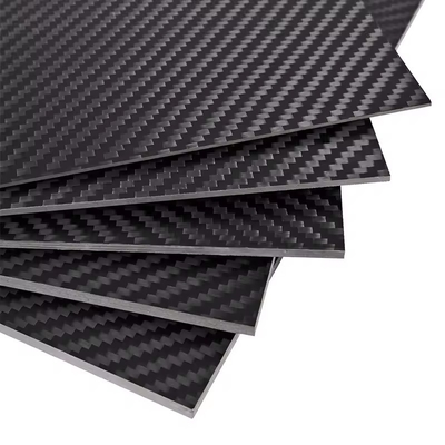 Custom Real 3K Laminated CNC Milling Cutting Service Carbon Fibre Sheet Plate Panel Part Manufacturer