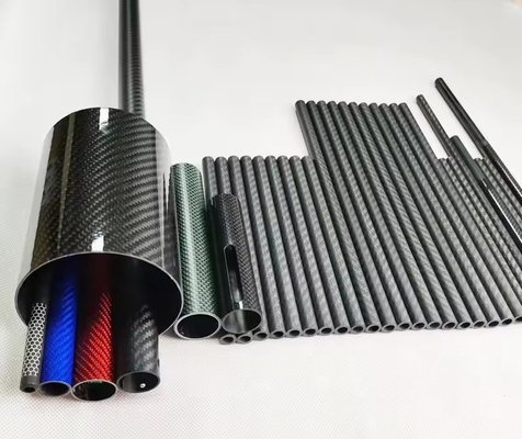 Custom Glossy Matte Carbon Fiber Pipe Twill Plain Carbon Custom Factory Carbon Fiber Tube