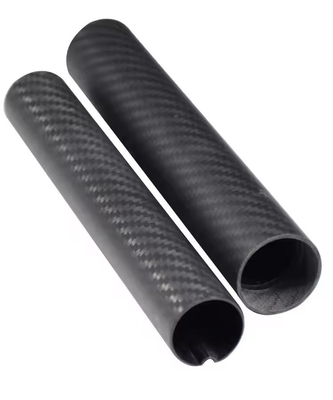 Carbon Fiber Heating tube 3k Braided cloth 10 20 30 inches custom length epoxy resin 1mm 0.5mm thin-walled carbon fiber