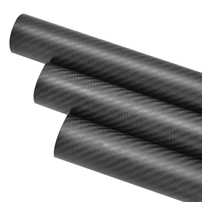 Carbon Fiber Heating tube 3k Braided cloth 10 20 30 inches custom length epoxy resin 1mm 0.5mm thin-walled carbon fiber