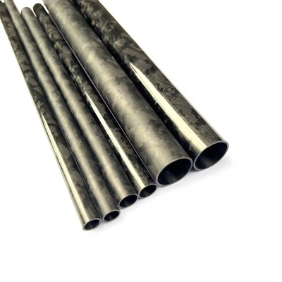 Factory price light weight 3k camouflage pattern customised carbon fibre rolls carbon fiber molding tube pipe