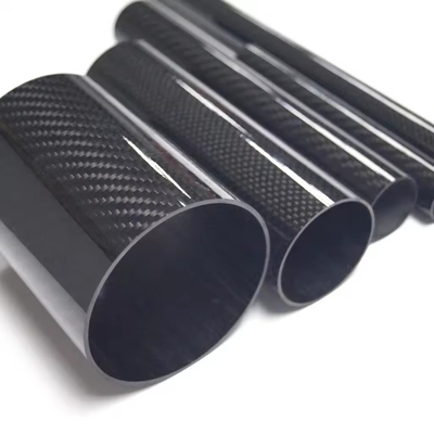 Factory price light weight 3k camouflage pattern customised carbon fibre rolls carbon fiber molding tube pipe