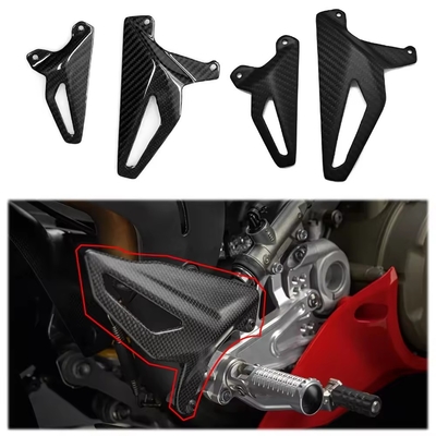 Motorcycle Modified Carbon Fiber Large Exhaust Heat Shield Cover for Yamaha MT 10 MT10 2016 2017 2018