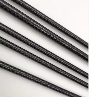 Wholesale 3k Dark Blue Carbon Fiber Tube Customize Carbon Fibre Tube Pipe with color