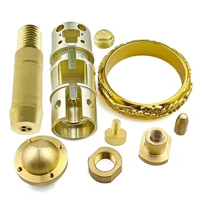 Custom Micro Turned Milled Precision Brass Copper Metal Spare Milling Turning Mechanical Part CNC Machining Services
