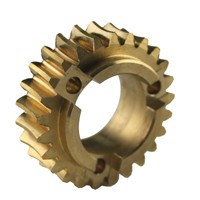 Iron 12L14 Cylinder Gear 0.2mm Straight Teeth Gear Motorized
