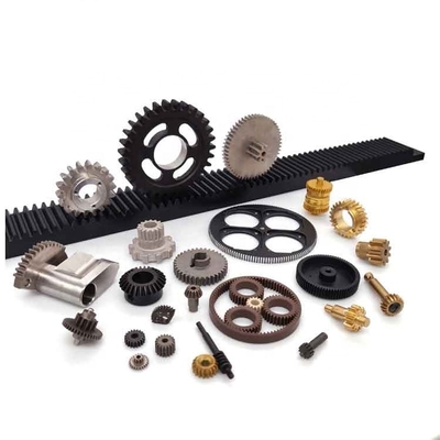 Iron 12L14 Cylinder Gear 0.2mm Straight Teeth Gear Motorized