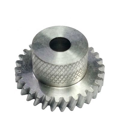 Iron 12L14 Cylinder Gear 0.2mm Straight Teeth Gear Motorized