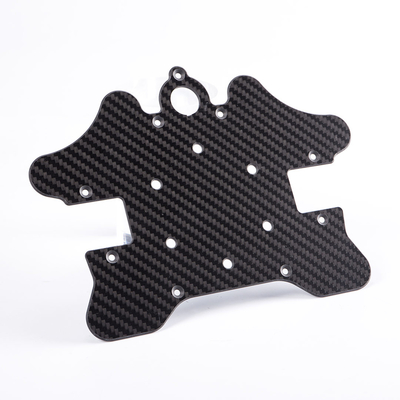 0.05mm Machined Carbon Fiber 6k 18K Cutting Carbon Fiber Cnc In Games Sports