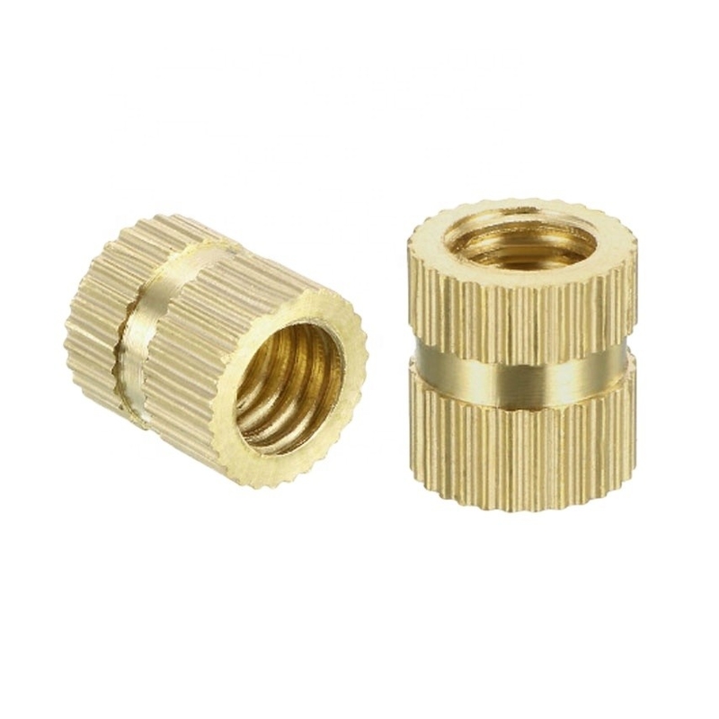 Professional CNC Turning Parts Custom High Precision CNC Machining Brass Knurled Bushing