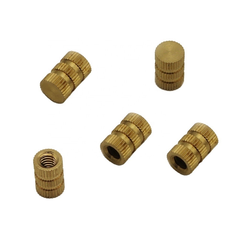 Professional CNC Turning Parts Custom High Precision CNC Machining Brass Knurled Bushing