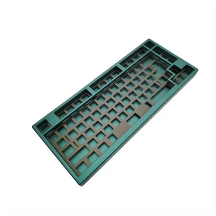 Aluminum alloy CNC lathe metal keyboard shell Non-standard hardware parts mechanical keyboard shell 3-axis cnc machining