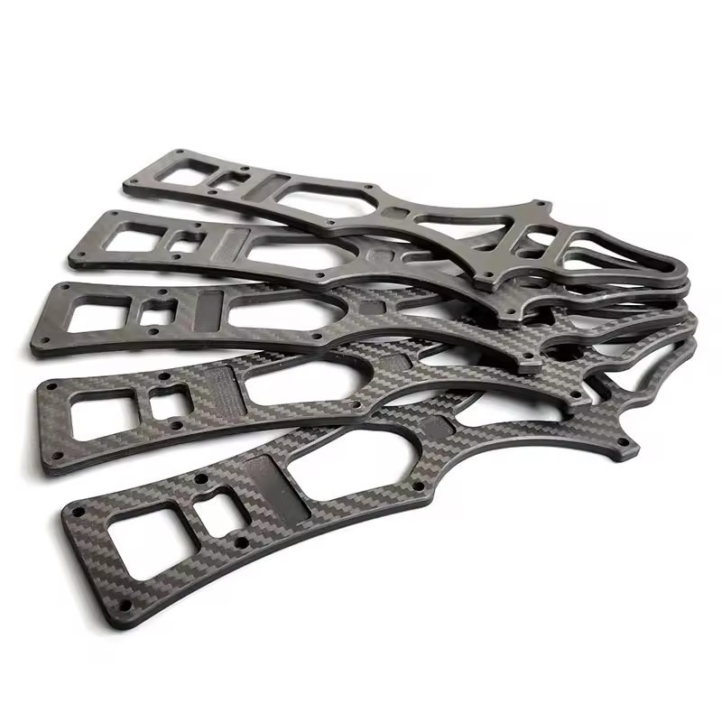 Custom forged CNC cutting heat resistant carbon fiber sheet 0.3mm