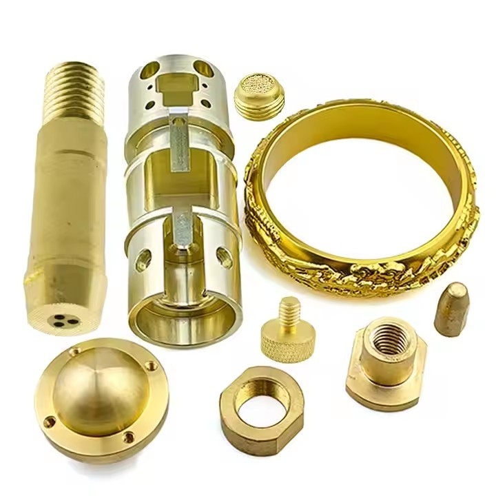 Custom Micro Turned Milled Precision Brass Copper Metal Spare Milling Turning Mechanical Part CNC Machining Services