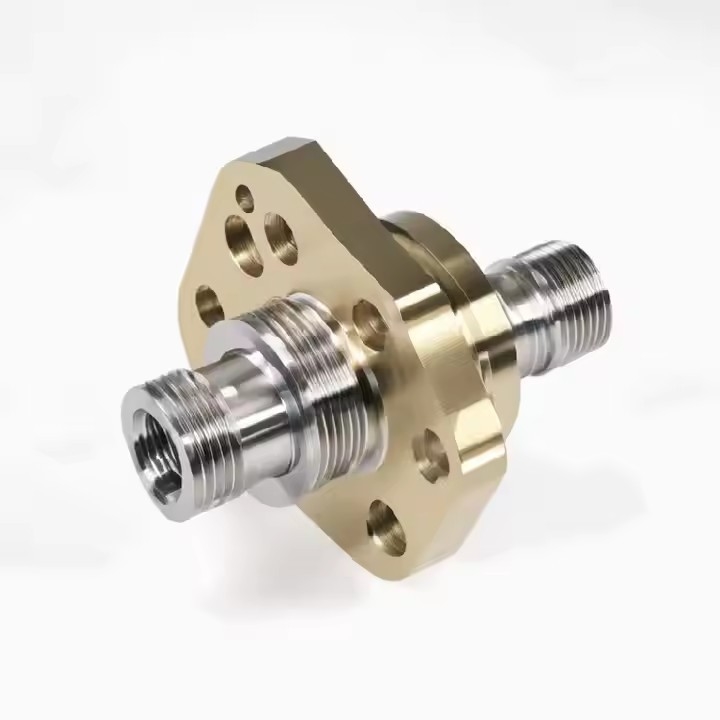 Custom Micro Turned Milled Precision Brass Copper Metal Spare Milling Turning Mechanical Part CNC Machining Services