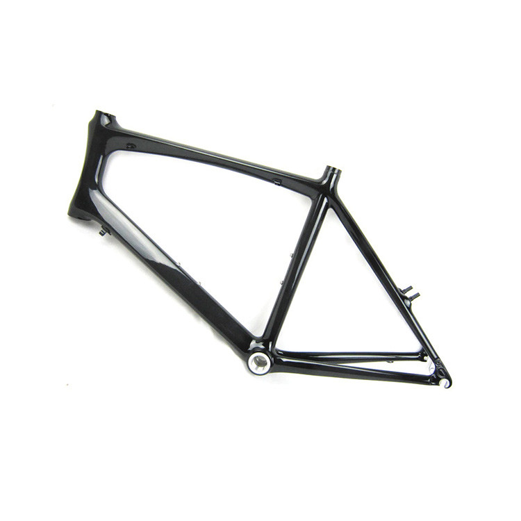 Ra3.2 Cnc Machined Bicycle Parts Electroplating Electric Bike Frame Black