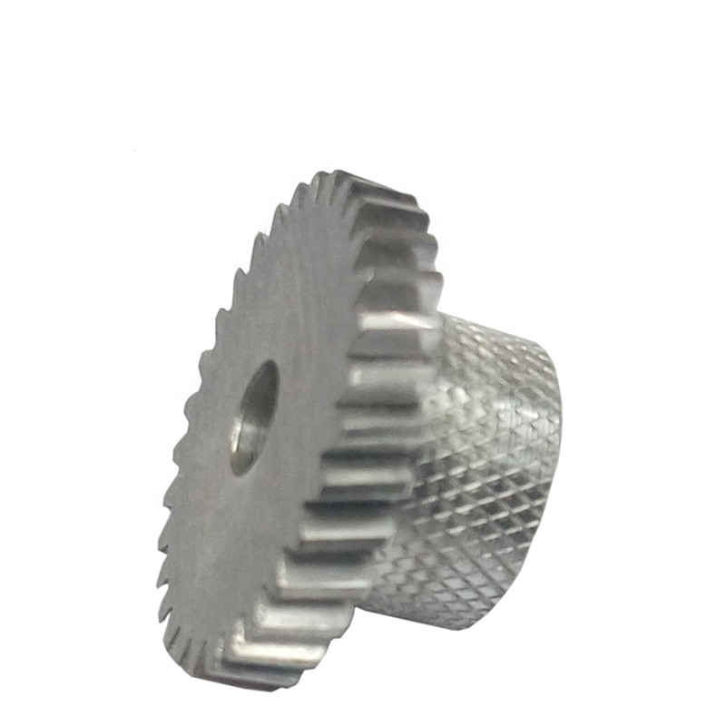Iron 12L14 Cylinder Gear 0.2mm Straight Teeth Gear Motorized