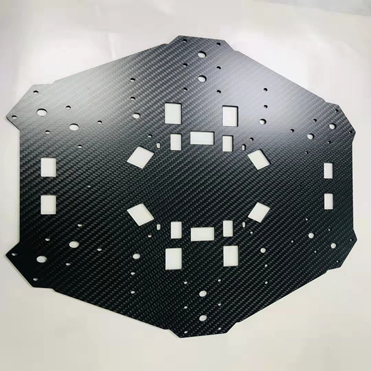 1K 3K 24K 10cm Machined Carbon Fiber  6K Cnc Carbon Fiber Sheet Material
