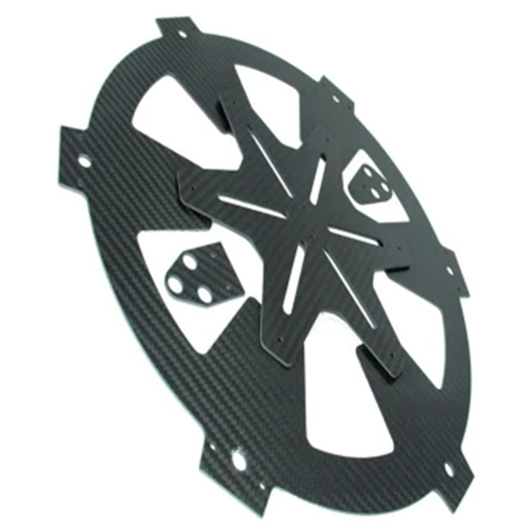 3K twill plain Machined Carbon Fiber Light Weight Forged Sheets Plate