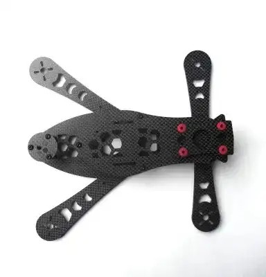 Custom High Strength CNC Milling UAV Parts 3K Carbon Fiber Micro Machining Auto Spare Parts