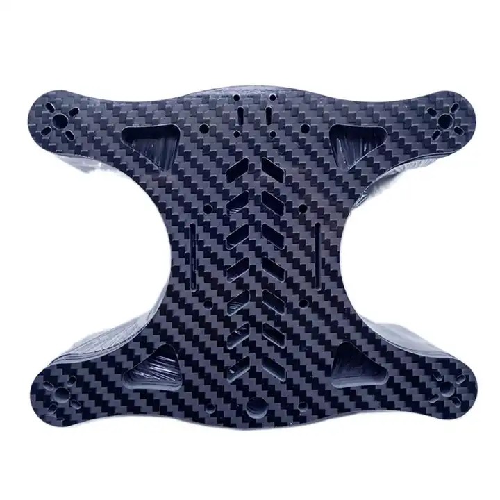 Custom High Strength CNC Milling UAV Parts 3K Carbon Fiber Micro Machining Auto Spare Parts
