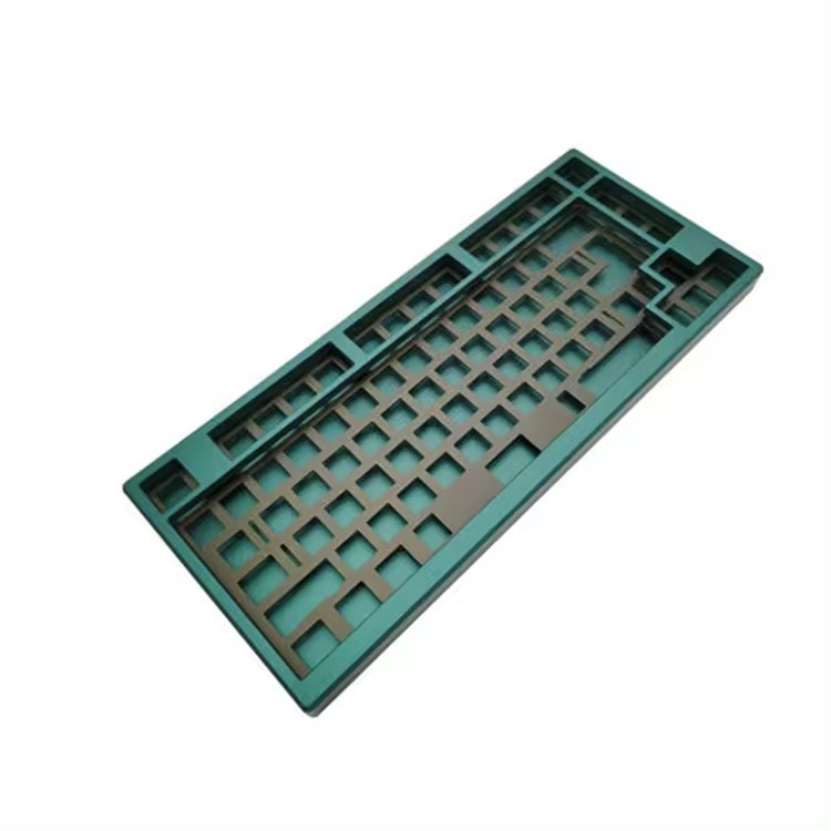 Aluminum alloy CNC lathe metal keyboard shell Non-standard hardware parts mechanical keyboard shell 3-axis cnc machining