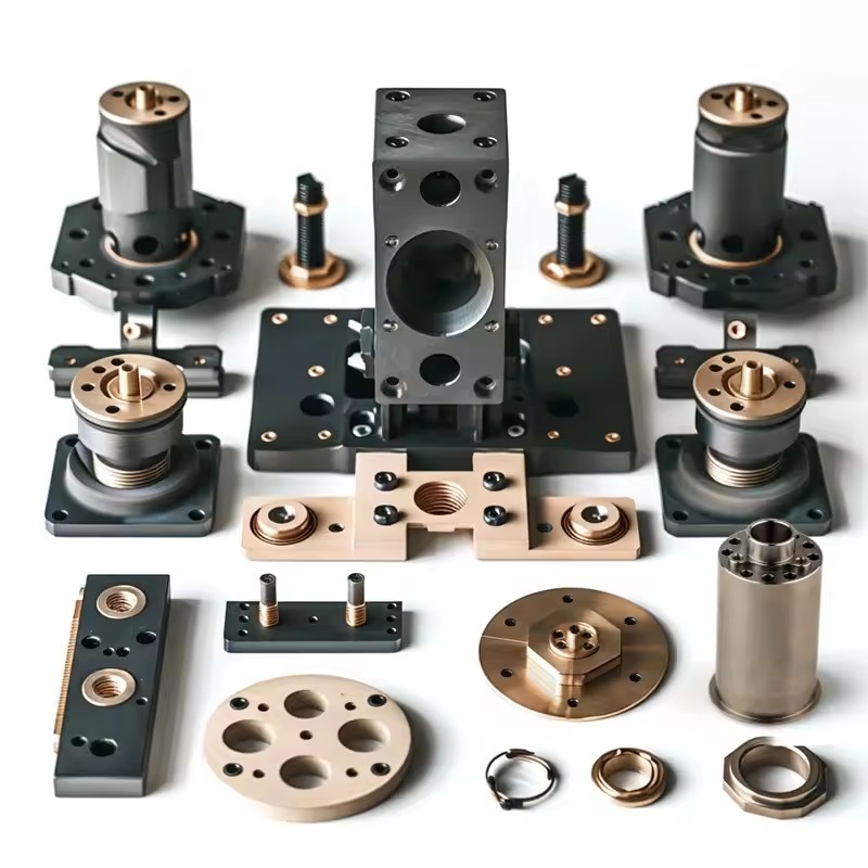 Precision Aluminum Stainless Steel Brass Odm Cnc Milling Machine 3 4 5 Axis Spare Parts Drilling Milling Machining Servi