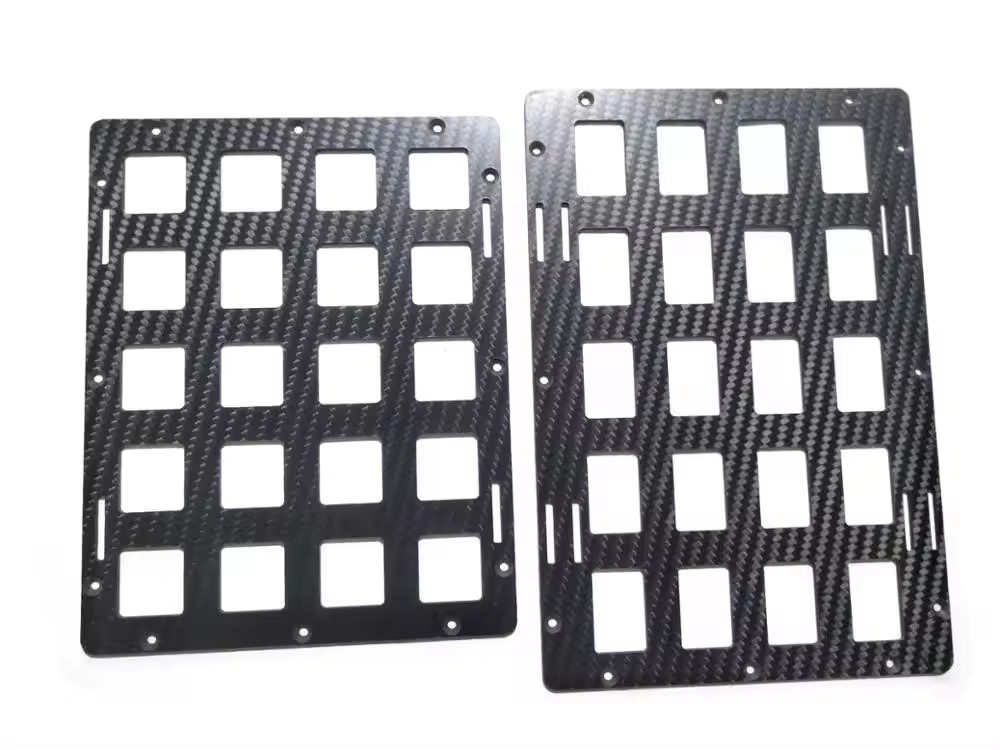 Laminated Sheet CNC Cutting Carbon Fiber CNC Milling Cutting Carbon Fiber CNC Service Part Custom Sheet Cut Carbon Fiber