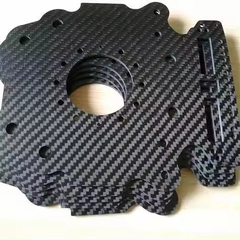 Customized CNC Carbon fiber Panel High Strength Modulus Rigid Large Or Small Black Carbon Fiber Plate