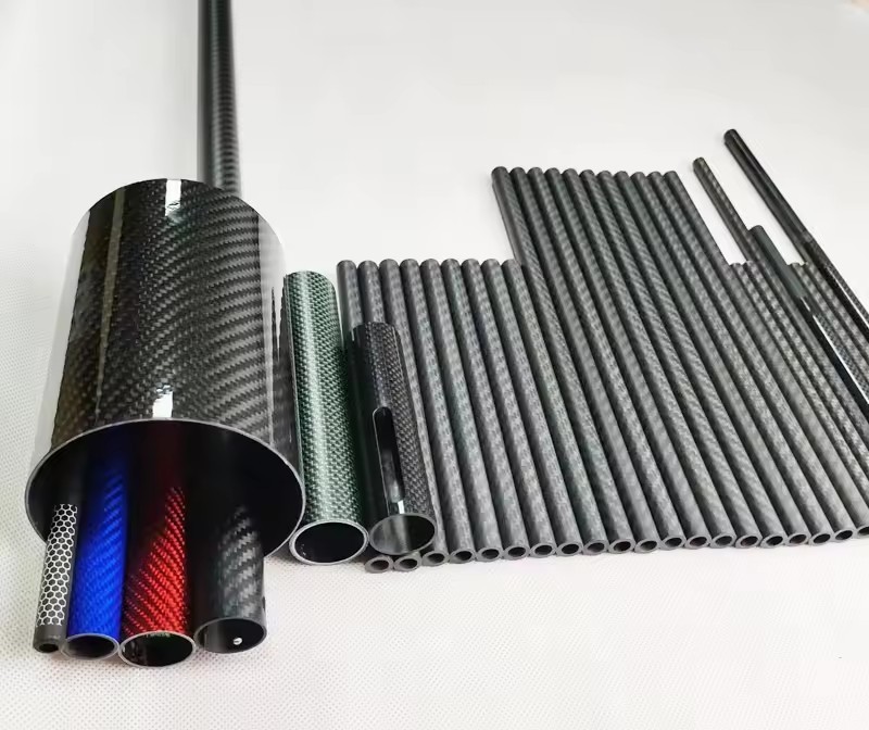 Custom Glossy Matte Carbon Fiber Pipe Twill Plain Carbon Custom Factory Carbon Fiber Tube