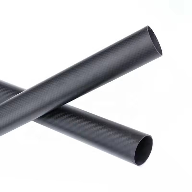 Customized 33.2*35.05*851mm carbon fiber tubes in matt for carbon fiber part/drone/carbon fiber yacht