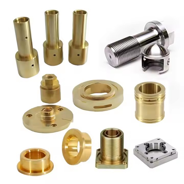 OEM Custom Made Precision Brass CNC Parts Milling Machining Services 5 Axis Stainless Steel Turning Machined Parts