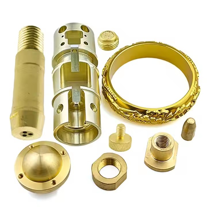 Custom Micro Turned Milled Precision Brass Copper Metal Spare Milling Turning Mechanical Part CNC Machining Services