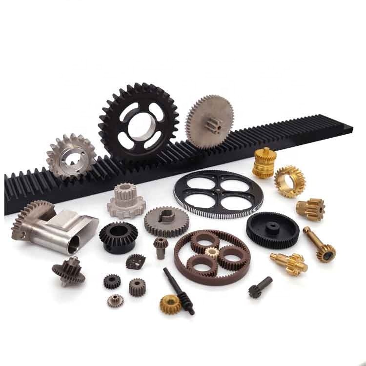 Iron 12L14 Cylinder Gear 0.2mm Straight Teeth Gear Motorized