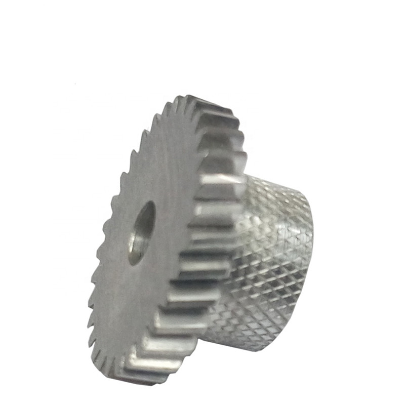 Iron 12L14 Cylinder Gear 0.2mm Straight Teeth Gear Motorized